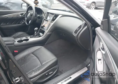 2014 Infiniti Q50 z USA, uszkodzony, nr VIN JN1BV7AP1EM681366